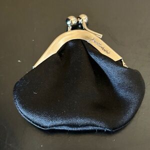 Judith Leiber Black Coin Pouch. NWOT